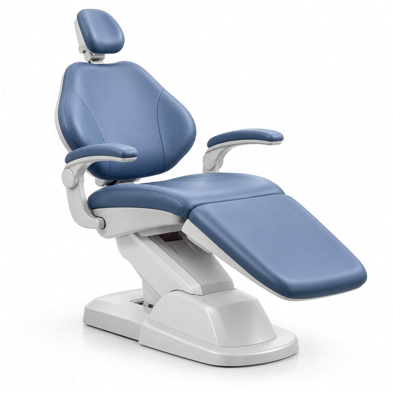 Adjustable upholstered dental treatment chair