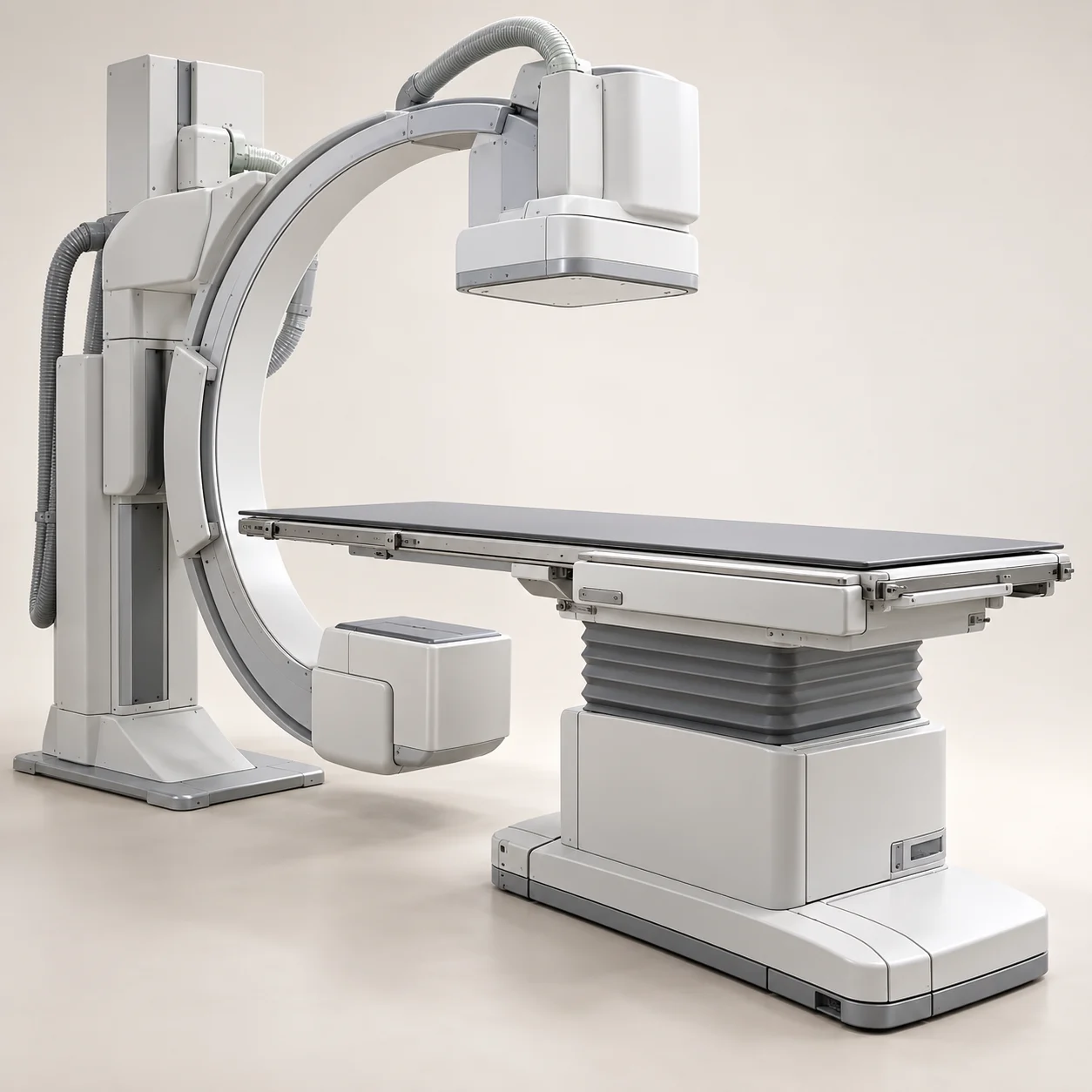 UC-arm radiography and fluoroscopy equipment