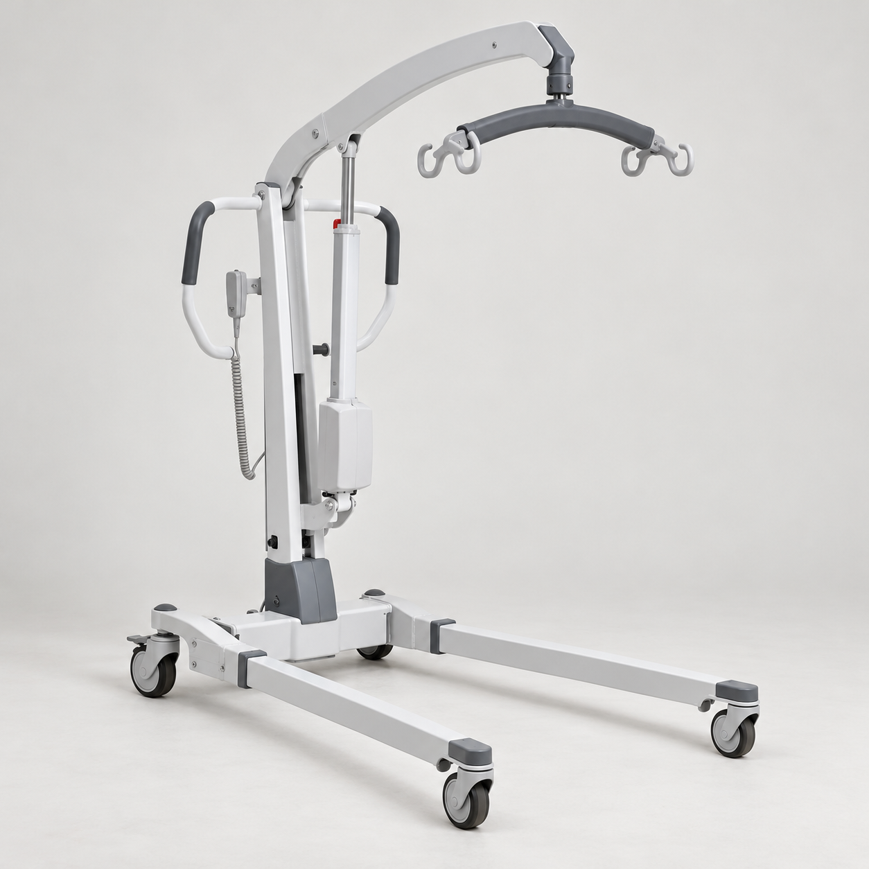 Compact mobile patient floor lift