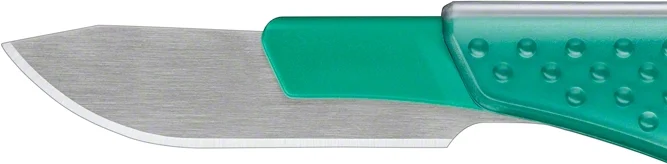 B. Braun Safety Scalpel, 170 mm (6 3/4"), straight, Fig. 22, Stainless Steel, sterile, disposable, article BA822SU