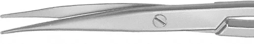 B. Braun REYNOLDS-JAMESON Dissecting Scissors, curved, delicate pattern, blunt/blunt, 140 mm (5 1/2"), square finger rings, article BC015R