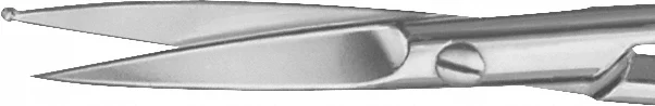 B. Braun Delicate Scissors (Vascular Scissors), straight, 1 blade probe pointed, 120 mm (4 3/4"), article BC030R