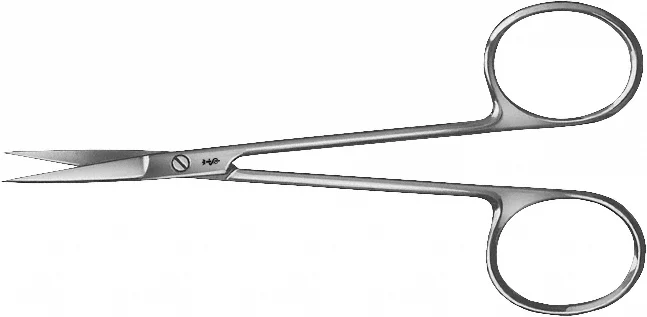 B. Braun Delicate Scissors (Iris Scissors), straight, delicate pattern, sharp/sharp, 110 mm (4 1/4") (BC060R)