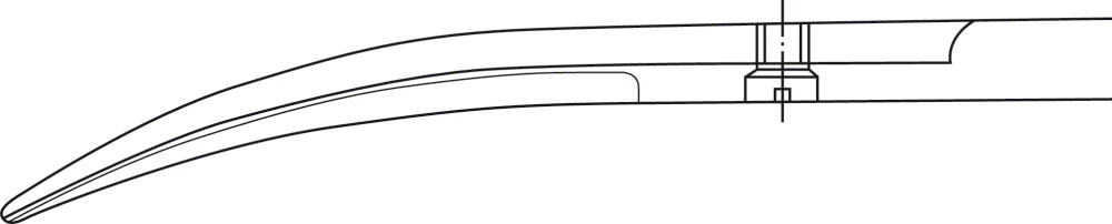 B. Braun Delicate Scissors (Iris Scissors), curved, delicate pattern, sharp/sharp, 120 mm (4 3/4"), article BC065R