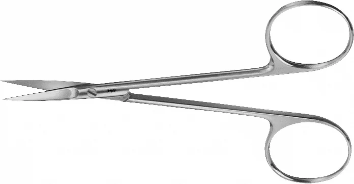 B. Braun Delicate Scissors (Iris Scissors), straight, delicate pattern, sharp/sharp, 115 mm (4 1/2") (BC106R)