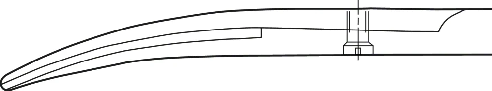 B. Braun MORSE Dissecting Scissors, curved, delicate pattern, sharp/sharp, 175 mm (6 7/8"), article BC196R