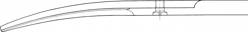 B. Braun DUROTIP® Surgical Scissors, curved, TC, standard, sharp/blunt, 145 mm (5 3/4"), article BC234R