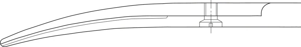 B. Braun NELSON-METZENBAUM (MC INDOE) Noir® Dissecting Scissors, curved, TC, blunt/blunt, 230 mm (9"), article BC267B