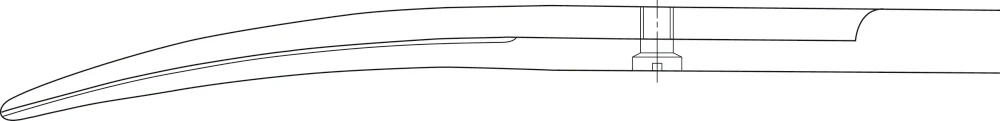 B. Braun NELSON-METZENBAUM DUROTIP® Dissecting Scissors, curved, TC, blunt/blunt, 285 mm (11 1/4"), article BC281R