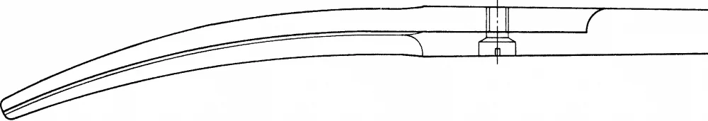 B. Braun WERTHEIM DUROTIP® Dissecting Scissors (Uterine Scissors), curved, TC, heavy pattern, blunt/blunt, 230 mm (9"), article BC293R