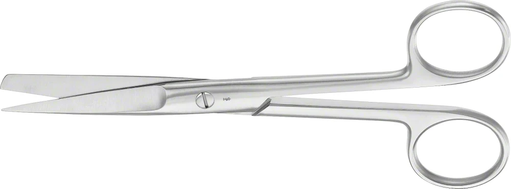 B. Braun Surgical Scissors, straight, standard, sharp/blunt, 150 mm (6") (BC325R)