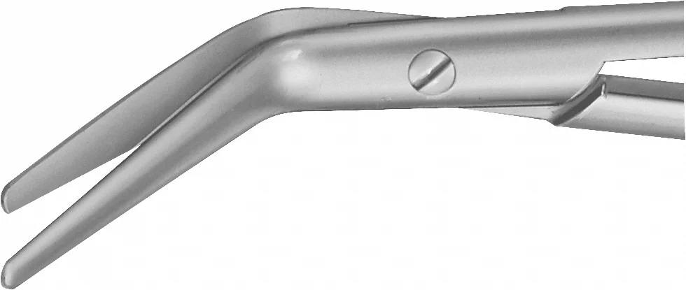 B. Braun Dissecting Scissors, angled on flat, 60 °, blunt/blunt, 280 mm (11") (BC624R)