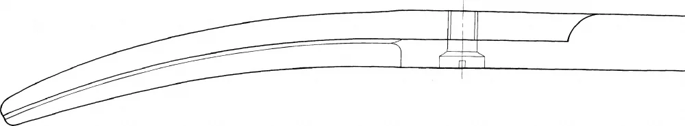 B. Braun Surgical Scissors (Abdominal Scissors), curved, heavy pattern, blunt/blunt, 160 mm (6 1/4"), article BC772R