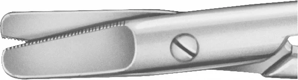 B. Braun HARVEY Wire Scissors, straight, heavy pattern, serrated (inside), blunt/blunt, 125 mm (5"), article BC815R