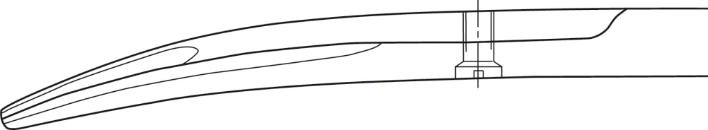 B. Braun STEVENS SUPERCUT Dissecting Scissors (Tenotomy Scissors), curved, delicate pattern, wave cut, blunt/blunt, 110 mm (4 1/4") (BC907R)