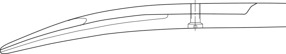 B. Braun JAMESON SUPERCUT Dissecting Scissors, curved, delicate pattern, wave cut, blunt/blunt, 180 mm (7"), article BC919R