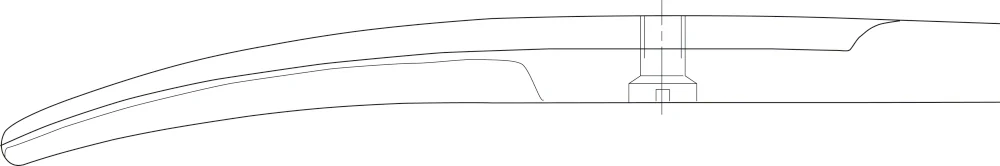 B. Braun MAYO SUPERCUT Dissecting Scissors, curved, heavy pattern, wave cut, blunt/blunt, 280 mm (11") (BC929R)