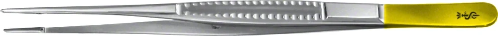 B. Braun DUROGRIP® Suture Forceps, TC, straight, 200 mm (7 7/8"), jaw width: 1.90 mm, serrated, article BD180R