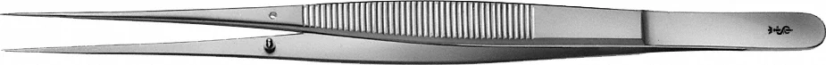 B. Braun Dressing Forceps (Tweezers), straight, delicate, 180 mm (7"), jaw width: 0.50 mm, smooth, article BD231R
