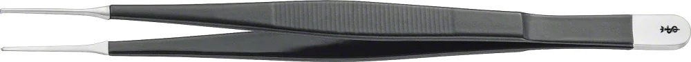 B. Braun Monopolar Tissue Forceps, straight, 200 mm (7 7/8"), jaw width: 1.40 mm, jaw: 1 x 2 teeth (BD855R)