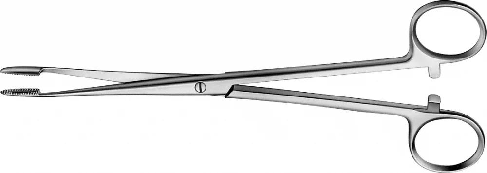 B. Braun GROSS Sponge/Dressing Forceps, straight, 180 mm (7"), jaw: serrated (BF032R)