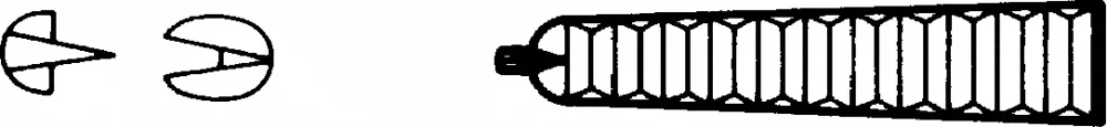 B. Braun BRAND Grasping Forceps, curved, 150 mm (6"), jaw width: 2 mm, 1 x 2 teeth, article BF315R