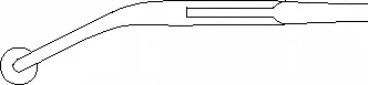 B. Braun Towel Clamp, curved, 115 mm (4 1/2"), non-perforating, blunt, article BF465R