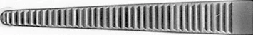 B. Braun HALSTED Hemostatic Forceps, straight, 185 mm (7 1/4"), delicate, serrated, article BH202R