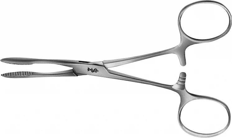 B. Braun PEAN Hemostatic Forceps, straight, 125 mm (5"), serrated (BH302R)