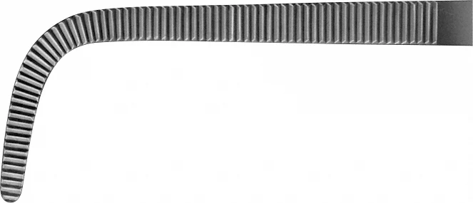 B. Braun WIKSTROEM Dissecting a. Ligature Forceps, curved, 205 mm (8"), serrated, article BJ051R