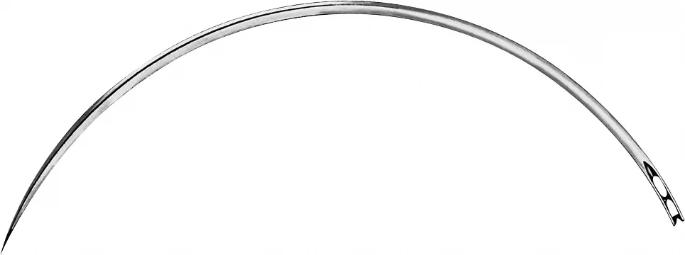 B. Braun Surgical Needle, triangular body, curved, 100 mm (4"), Ø 1.60 mm, Fig. 000 (BL098N)