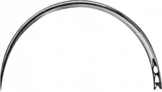 B. Braun Surgical Needle, round body, curved, 45 mm (1 3/4"), Ø 1.40 mm, Fig. 4 (BL234N)