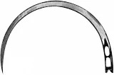 B. Braun Surgical Needle, round body, curved, 23 mm (1"), Ø 0.70 mm, Fig. 4 (BL324N)