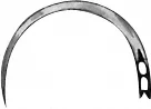 B. Braun Surgical Needle, round body, curved, 20 mm (3/4"), Ø 0.60 mm, Fig. 5 (BL325N)