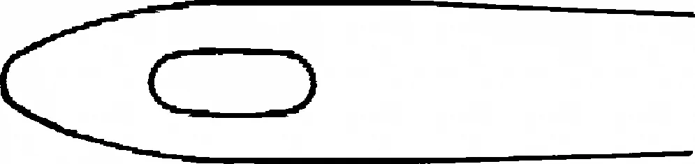 B. Braun DESCHAMPS Ligature Needle, for right hand, curved to left, 280 mm (11"), blunt (BM824R)