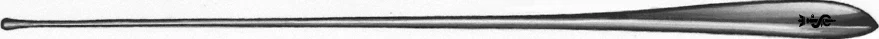 B. Braun Myrtle Leaf Probe, straight, 145 mm (5 3/4"), malleable, bulb-headed tip, Ø 1.50 mm (BN054R)