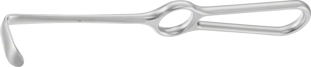 B. Braun LANGENBECK Retractor, 210 mm (8 1/4"), jaw depth: 28 mm, jaw width: 16 mm, article BT323R