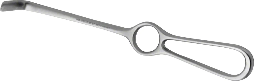 B. Braun Retractor, 215 mm (8 1/2"), jaw depth: 40 mm, jaw width: 10 mm, article BT343R