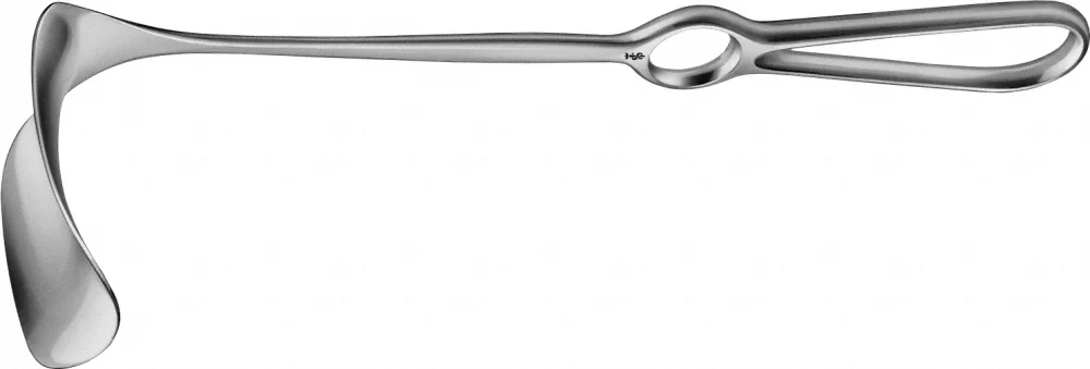 B. Braun KOCHER Retractor, 250 mm (9 3/4"), jaw depth: 80 mm, jaw width: 42 mm (BT461R)