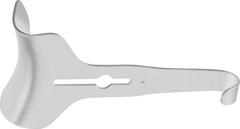 B. Braun COLLIN Abdominal Retr.self-retaining, center blade, 165 mm (6 1/2"), jaw depth: 52 mm, jaw width: 76 mm (BV363R)