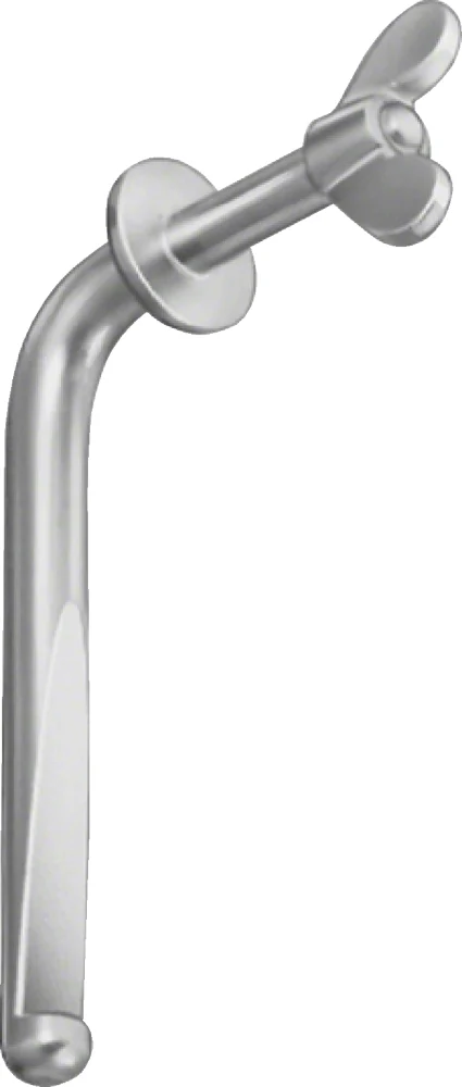 B. Braun SCOVILLE-HAVERFIELD Laminectomy Retractor, hook, jaw depth: 55 mm, blunt (BV403R)