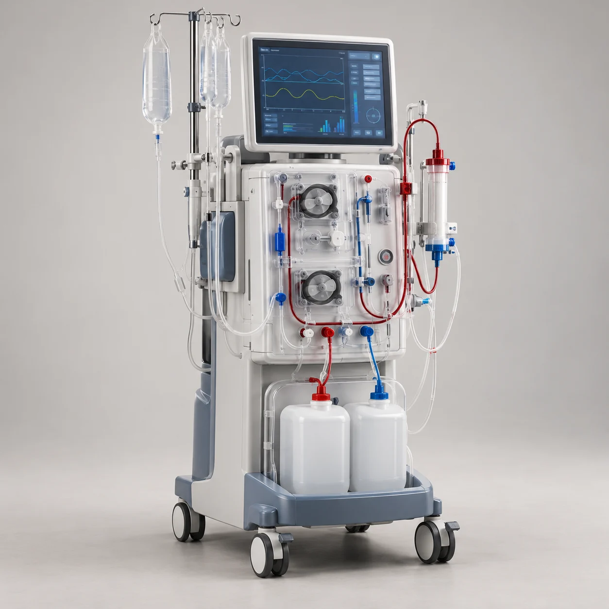 Haemodialysis treatment machine