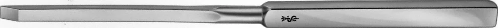 B. Braun EAST-GRINSTED-WARD Chisel, straight, with handle, 180 mm (7"), width: 5 mm, article DO723R