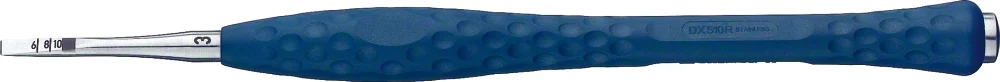 B. Braun ERGOPLANT Osteotome, straight, with handle, 160 mm (6 1/4"), width: 3 mm, article DX510R