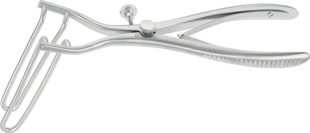B. Braun Rectal Specula, 235 mm (9 1/4"), work. length: 117 mm, jaw width: 23 mm (EA828R)