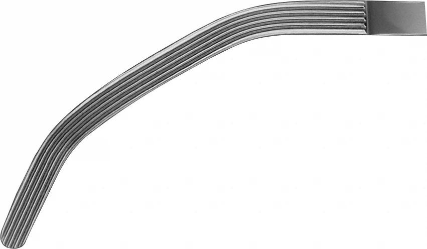 B. Braun HERRICK Kidney Clamp, curved, 225 mm (8 7/8") (EF030R)