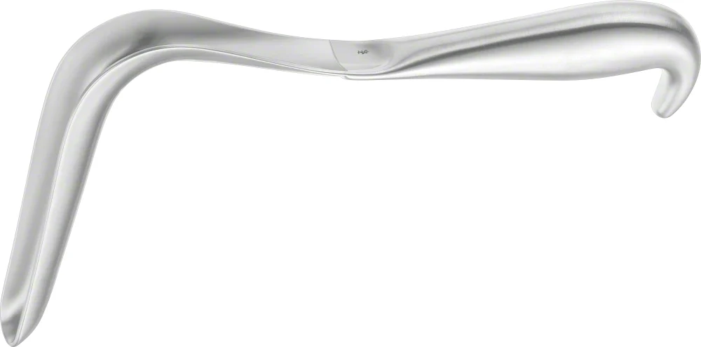 B. Braun KRISTELLER Vaginal Specula, lower blade, 230 mm (9"), work. length: 110 mm, jaw width: 20 mm, used with EL497R (EL494R)