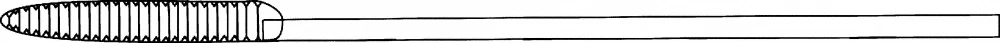 B. Braun PELKMANN Uterine Dressing Forceps (Foreign Body Forceps), straight, 260 mm (10 1/4"), jaw: serrated, article EO060R