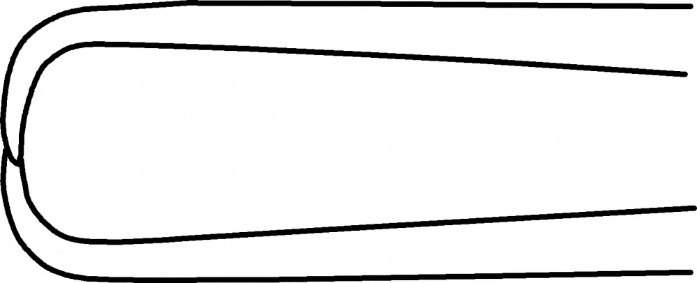 B. Braun COLLIN-POZZI Tenaculum Forceps, straight, 250 mm (9 3/4"), jaw: 1 x 1 prong (EO122R)