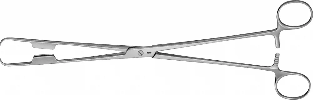 B. Braun ABEL Tenaculum Forceps, straight, 280 mm (11"), jaw: 1 x 1 prong (EO140R)